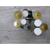 Drumstel MAPEX pro Mars double floor (handgeschilderd)