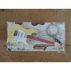 keyring Fender Stratocaster yellow