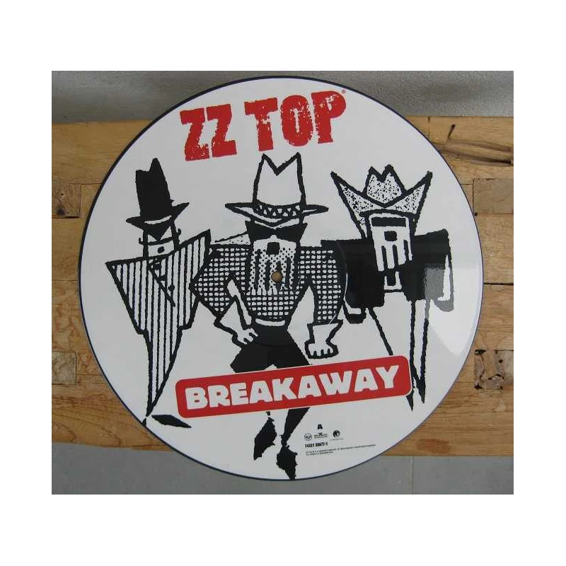 Originele Picture Disk (LP) van ZZ Top 'Breakawy' 1994