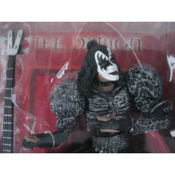 Rock action figure Gene Simmons (KISS) met Cort Axe 'bijl' gitaar 2002