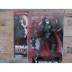 Rock action figure Gene Simmons (KISS) met Cort Axe 'bijl' gitaar 2002