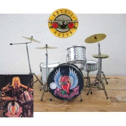 Drumstel Guns n' Roses Steven Adler Tama  silver 2011