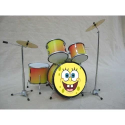 Miniatuur Sponge Bob drumstel