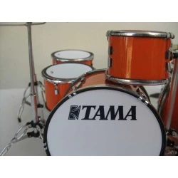 Miniatuur drumstel TAMA (o.a. Toto) orange Flux