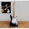 miniatuur gitaar Fender Stratocaster "Blackie" Eric Clapton Studio