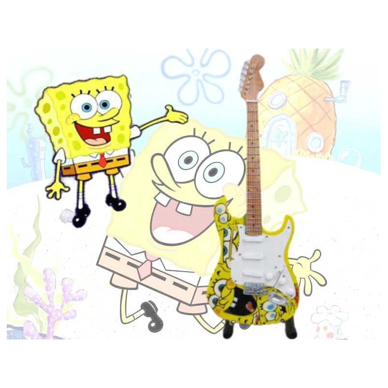 Gitaar Fender Stratocaster Sponge Bob