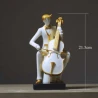 Action figure  Creative Muziek Karakter Standbeeld CELLIST