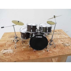 Drumstel Yamaha Dark (Antraciet/zwart) - LUXE model met details-