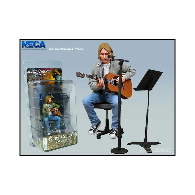 Rock action figure Kurt Cobain - Nirvana  ORIGINEEL NECA