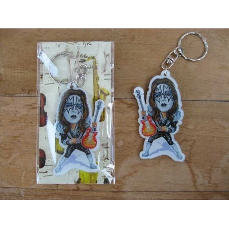 Keyring / sleutelhanger KISS Ace Frehley