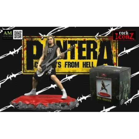 Rock action figure  Rex Brown PANTERA origineel van Knucklebonz Inc. (nieuw in doos)