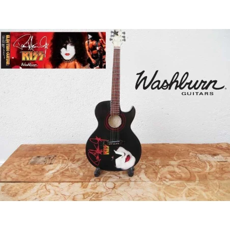 Gitaar Washburn Paul Stanley PS11E Acoustic Electric signed