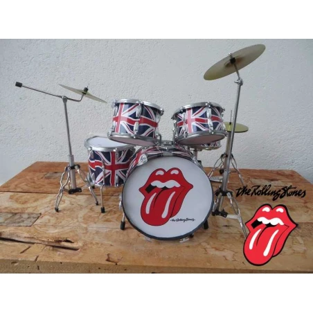 Drumstel THE ROLLING STONES  "English Flag" - LUXE model -