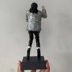 Rock-Actionfigur Michael Jackson (Harzguss) mit beschwerter Basis