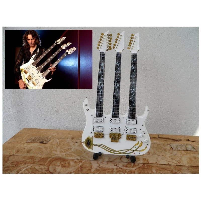 Miniaturgitarre Steve Vai Signature JEM Triple-Neck