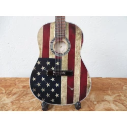 Akustische Gitarre Oscar Schmidt OG10CE-FLAG American Flag Graphic