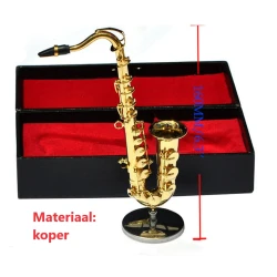 Kupfer-Tenor-Saxophon TenorSax mit Ständer und Koffer – großes Modell –