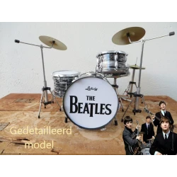 Miniatur-Schlagzeug Beatles Ringo Starr (Original) 1963 EXKLUSIVES LUXUS-Modell