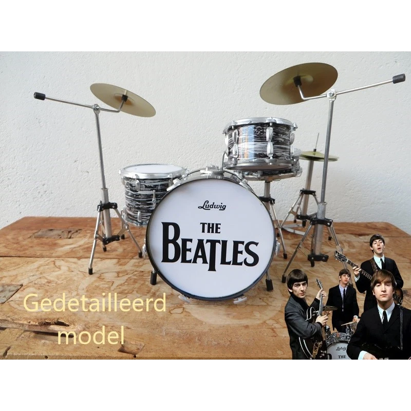 Miniatur-Schlagzeug Beatles Ringo Starr (Original) 1963 EXKLUSIVES LUXUS-Modell