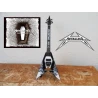 Gitarre Electra Flying V „Death Magnetic“ Tribute James Hetfield -Metallica-