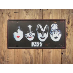 WANDSCHILD KISS „I WAS MADE FOR LOVIN' YOU“ – 1978 VINTAGE RETRO – MANCAVE – WANDDEKORATION – WERBESCHILD