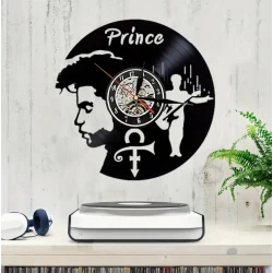 LP-UHR QUEEN / VINYL-WANDUHR PRINCE