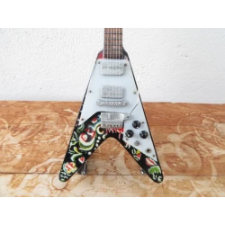 Gitarre Jimi Hendrix Gibson Flying V Art Print by Brian Methe