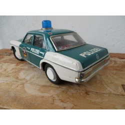 VINTAGE OLD TAIYO JAPAN TIN TOY POLICE CAR TOY MERCEDES