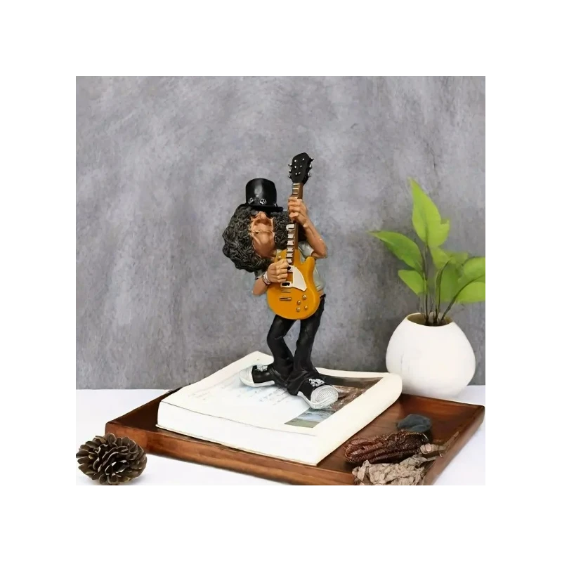 Original Rockband ART Statue Figur GITARIST SLASH (Guns & Roses) GNR