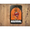 Wandschild Metallwandschild "ANIMAL 'Let's Rock' - Muppets" - Mancave - Wanddekoration -