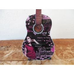 Akustische Gitarre AMY WINEHOUSE tribute