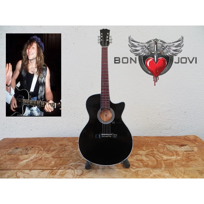 Gitarre Takamine klassische Gitarre, darunter Bon Jovi