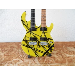 Gitarre Eddie Van Halen Kramer Double neck „Stripe Yellow“